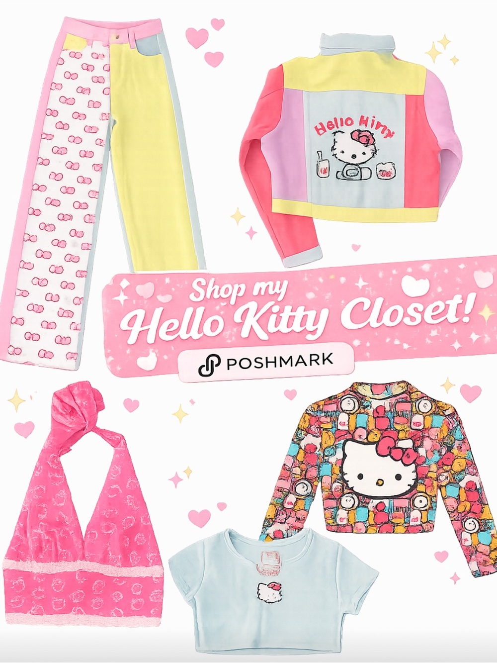 Limited Edition Hello Kitty Collection Bundle-6 Matching Pieces